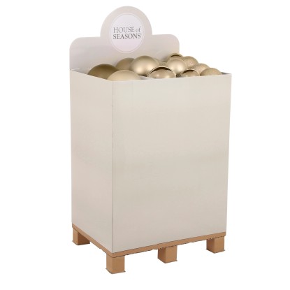 House of Seasons Súprava vianočných guliach z polystyrénu champagne 74dielna