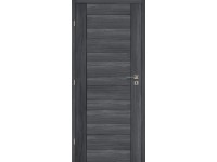 Voster Rámové falcové interiérové dvere BERGAMO 70, 3D fólia, antracit, 80 Ľ Voster Rámové falcové interiérové dvere BERGAMO 70, 3D fólia, antracit, 80 Ľ