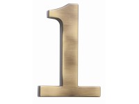 Cobra Číslica 1 - 10 cm, česaný bronz