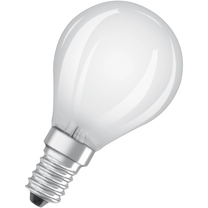 OSRAM LED žiarovka Retrofit Classic P40, E14, 4 W, 470 lm, 4000 K, opálová