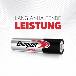 Alkalická batéria Energizer Max AA pre každodenné zariadenia.