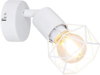 GLOBO Nástenné svietidlo XARA I biela E14 40 W 80 x 135 x 130 mm