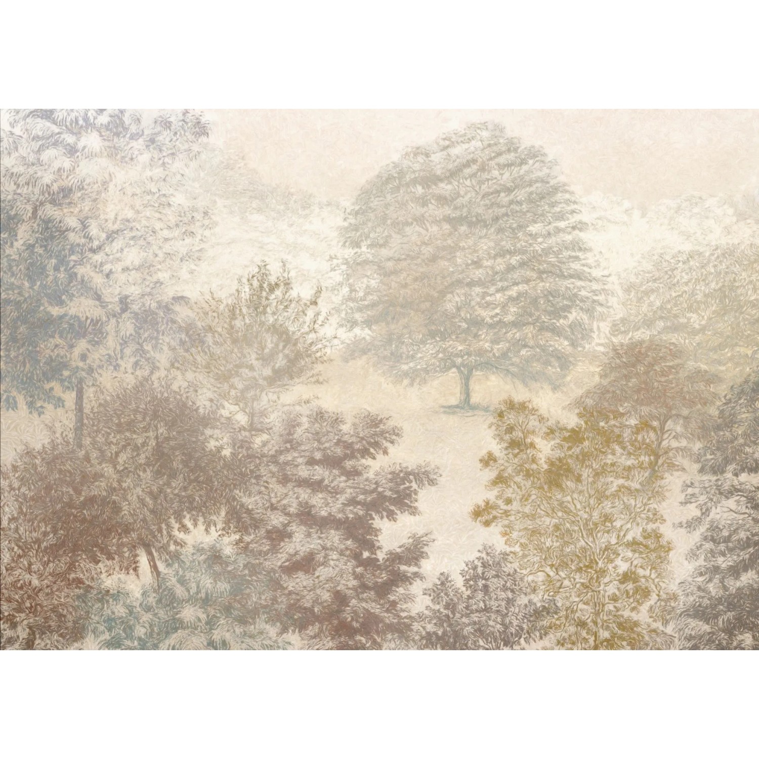 E-shop Komar Vliesová fototapeta Herbstwald 250 x 350 cm