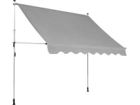 Markíza s upínacím ramenom striebrosivá 2,95 x 1,5 m Markíza s upínacím ramenom striebrosivá 2,95 x 1,5 m