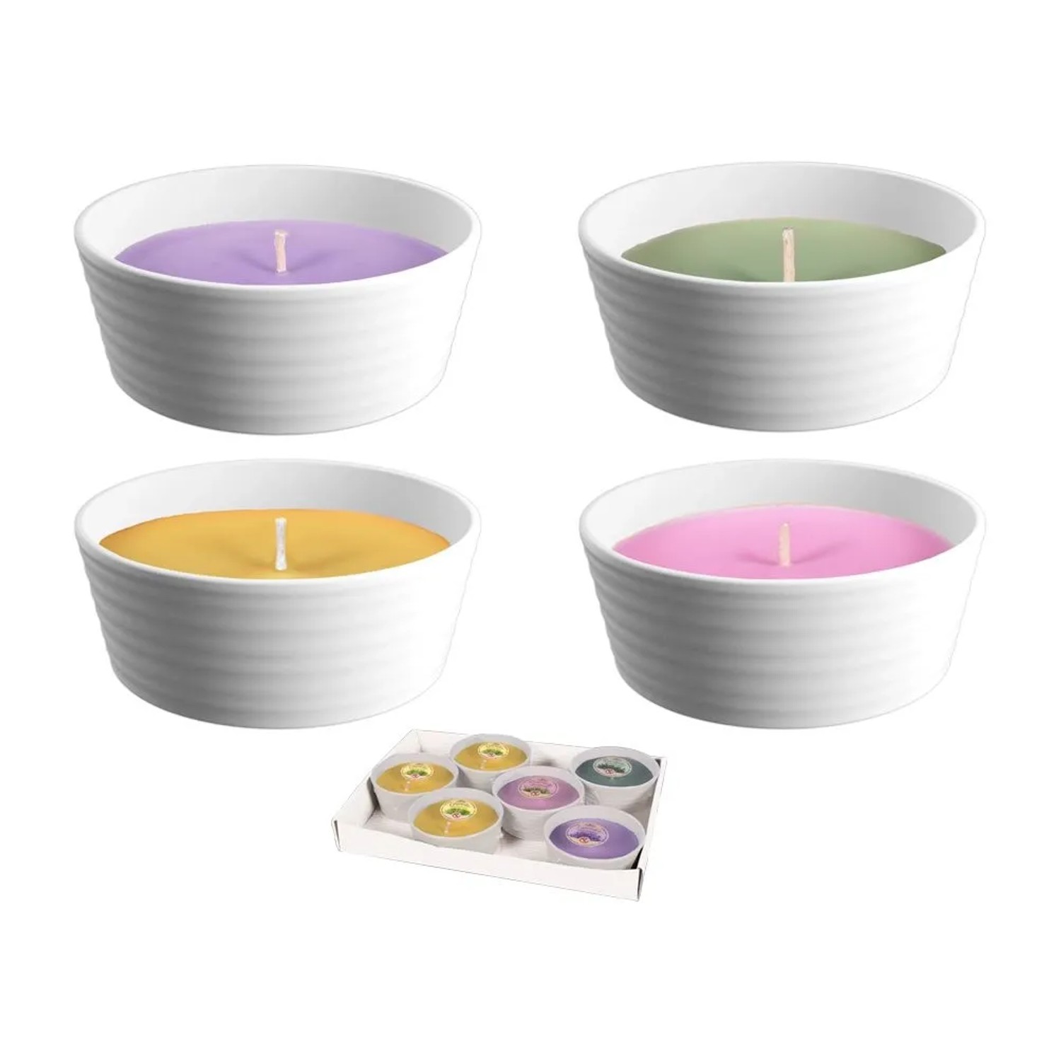 E-shop NOHEL GARDEN Sviečka Lev.+Rozmar.+Eukalypt.+Cit. Sirius mix pr.13x6cm,250g,1ks