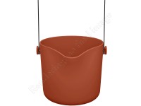 elho Kvetináč B.for Swing tmavo červený pr. 18 x 16 cm