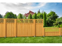 Prvok protipohľadového plota Lupinia lazúrovaný 90 cm x 180 cm medová farba