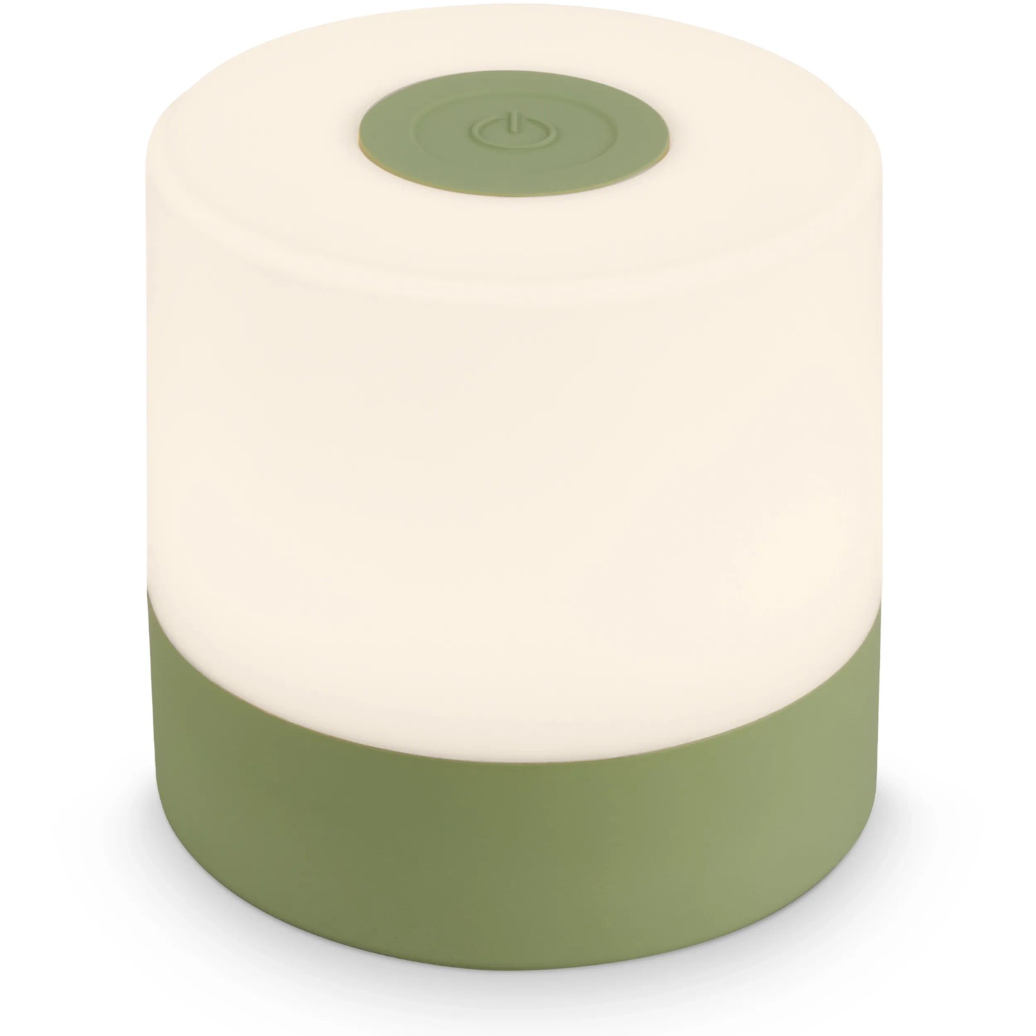 E-shop BRILONER Dobíjacia stolná lampa 2 W, 150 lm, 2700 K, IP44, zelená, pr. 7 x 7 cm