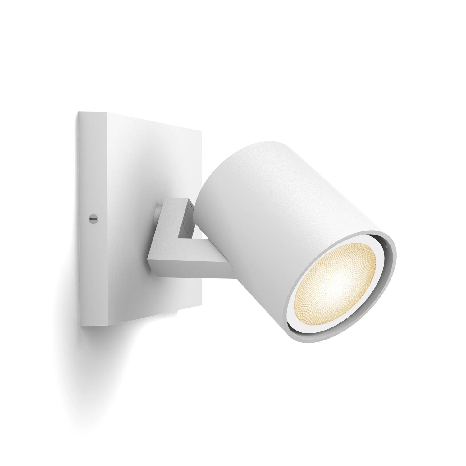 E-shop Philips Hue 1bodové LED svietidlo Runner White Ambiance, biela, 9 x 11 x 10,7 cm