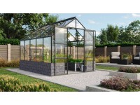 Vitavia Skleník Cassandra 8300 ESG 3 mm čierny prášk.lak./ Basalt 257 x 323 cm