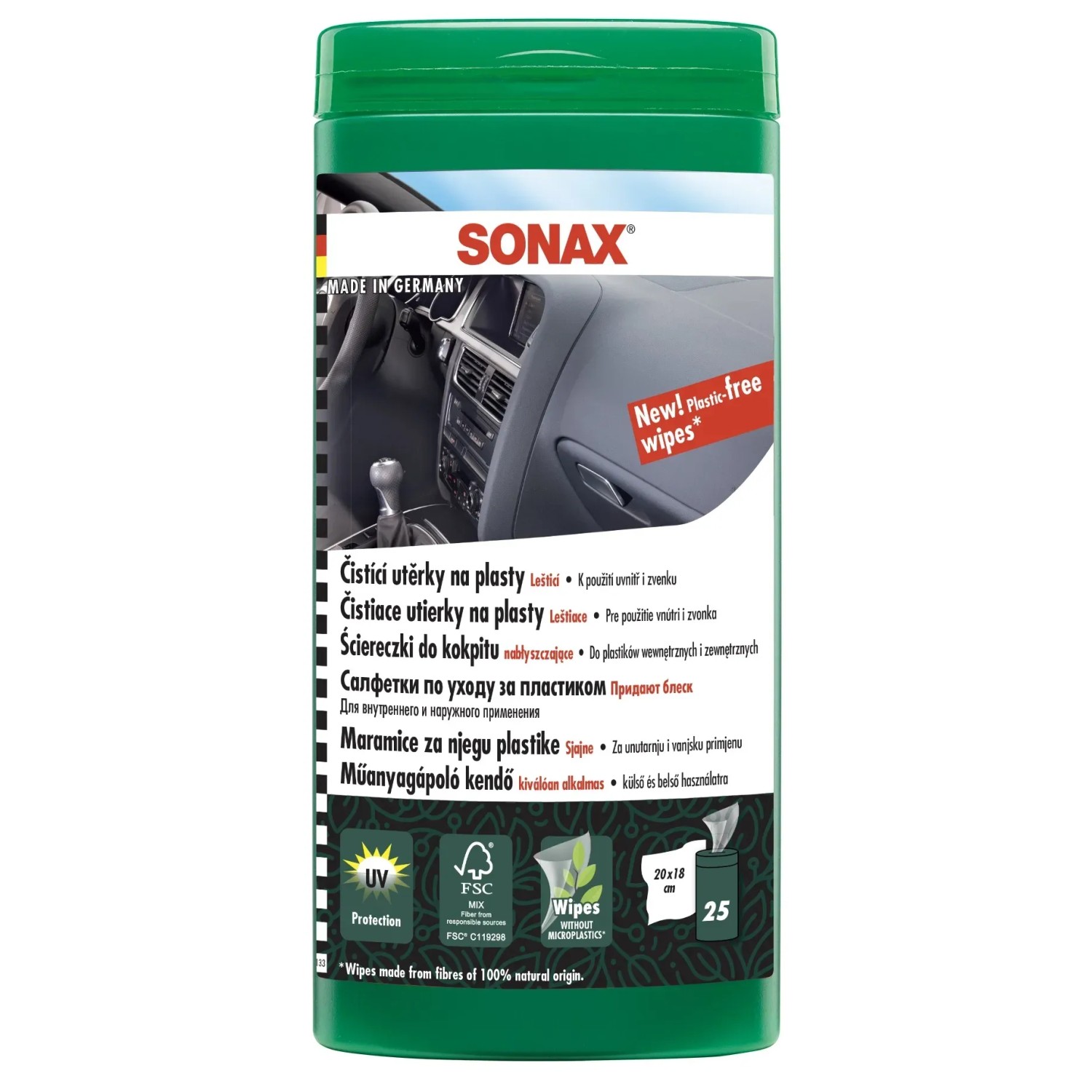 E-shop SONAX Utierky na plasty 25 ks