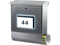 Burg Wächter Poštová schránka z ušľachtilej ocele Malaga 4400 Ni