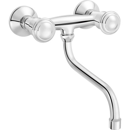 OBI Nástenná kohútiková umývadlová batéria Alento pochrómovaná