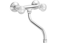 OBI Nástenná kohútiková umývadlová batéria Alento pochrómovaná