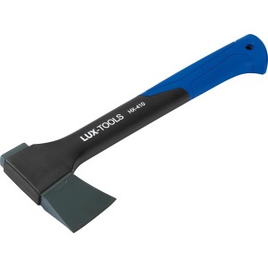 LUX Professional sekera, 33,5 cm, 410 g, na štiepanie dreva s modro-čiernou rukoväťou zo sklených vlákien.
