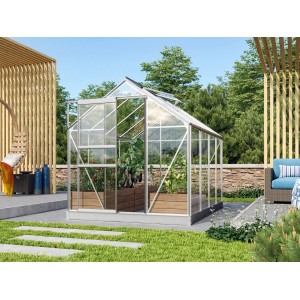 Skleník Vitavia Venus 5000 s ESG sklom a hliníkovým rámom, 5 m² plochy na pestovanie rastlín.