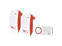Emos Bezbatériový domový bezdrôtový zvonček P5750.2R do zásuvky