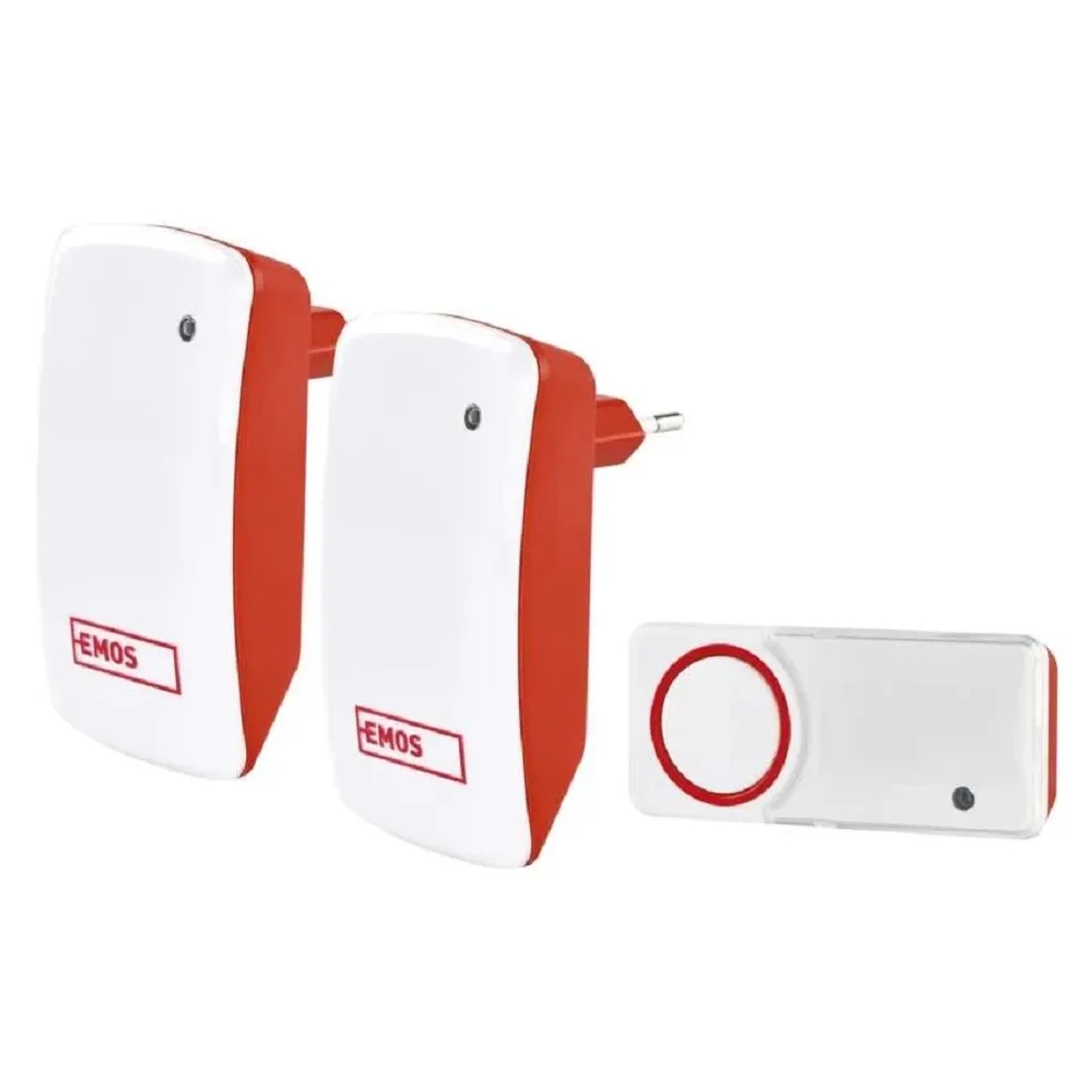 E-shop EMOS Bezbatériový domový bezdrôtový zvonček P5750.2R do zásuvky
