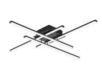 Ecolite LED svietidlo KRIS čierne 37 W, 1500 lm, 4000 K, 680 x 680 x 90 mm