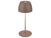 BRILONER Dobíjacia stolná lampa Serina Mini 2,5 W 150lm 2700K hnedá pr. 8x20 cm BRILONER Dobíjacia stolná lampa Serina Mini 2,5 W 150lm 2700K hnedá pr. 8x20 cm