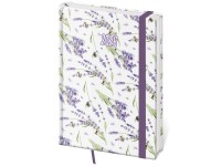 Helma 365 Diár denný A5 Vario 2026, Lavender s gumičkou