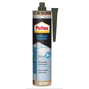 PATTEX Sanitárny silikón transparentný, 280 ml