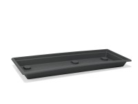 Gardenico Podmiska pod kvetináč Magnus 100 antracitová, 1000 x 390 x 6 mm