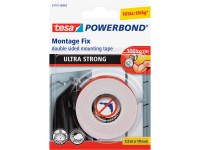 tesa Obojstranná montážna páska Powerbond ULTRA STRONG, biela, 1,5 m x 19 mm tesa Obojstranná montážna páska Powerbond ULTRA STRONG, biela, 1,5 m x 19 mm
