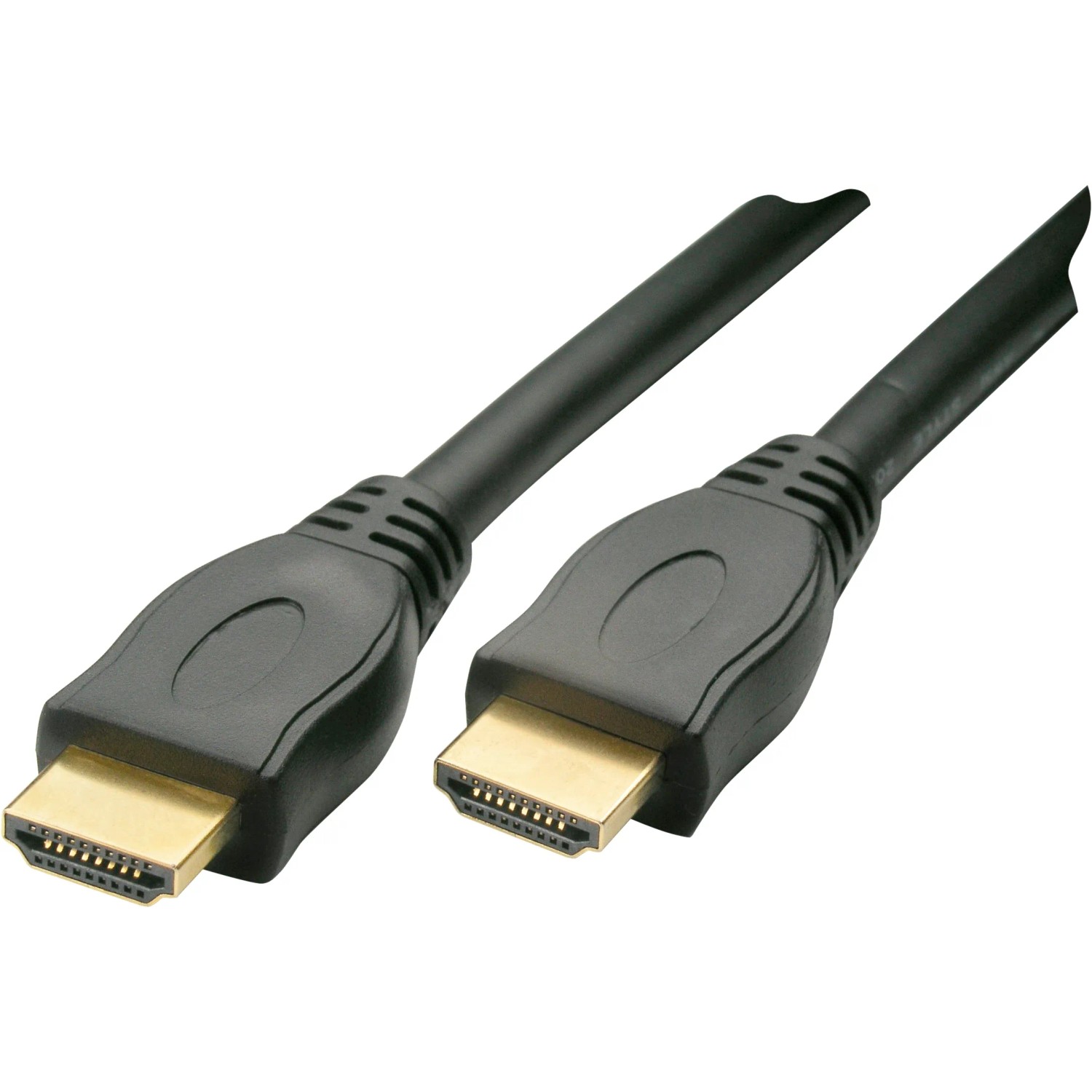 E-shop HDMI pripojovací kábel 2 m pozlátený čierny HDMI0200 043