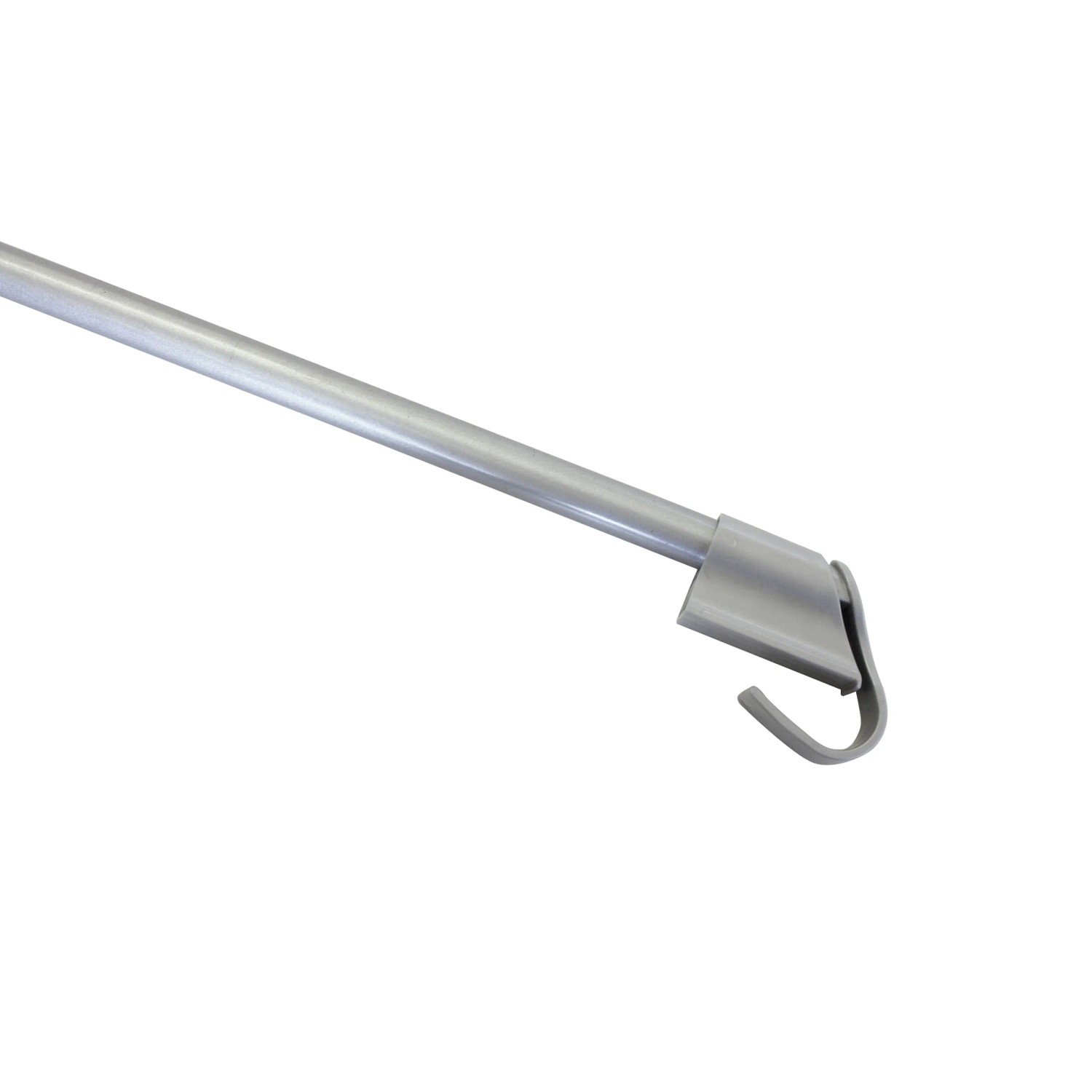 E-shop Gardinia Rozperná vitráž pr. 10/12 mm, strieborná 75-125 cm