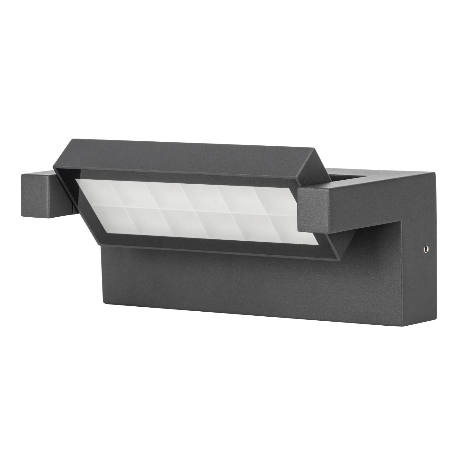 E-shop EURAKLES Vonkajšie svietidlo LUISA 20W 1500lm 4000K IP65 antracit 203x80x108 mm