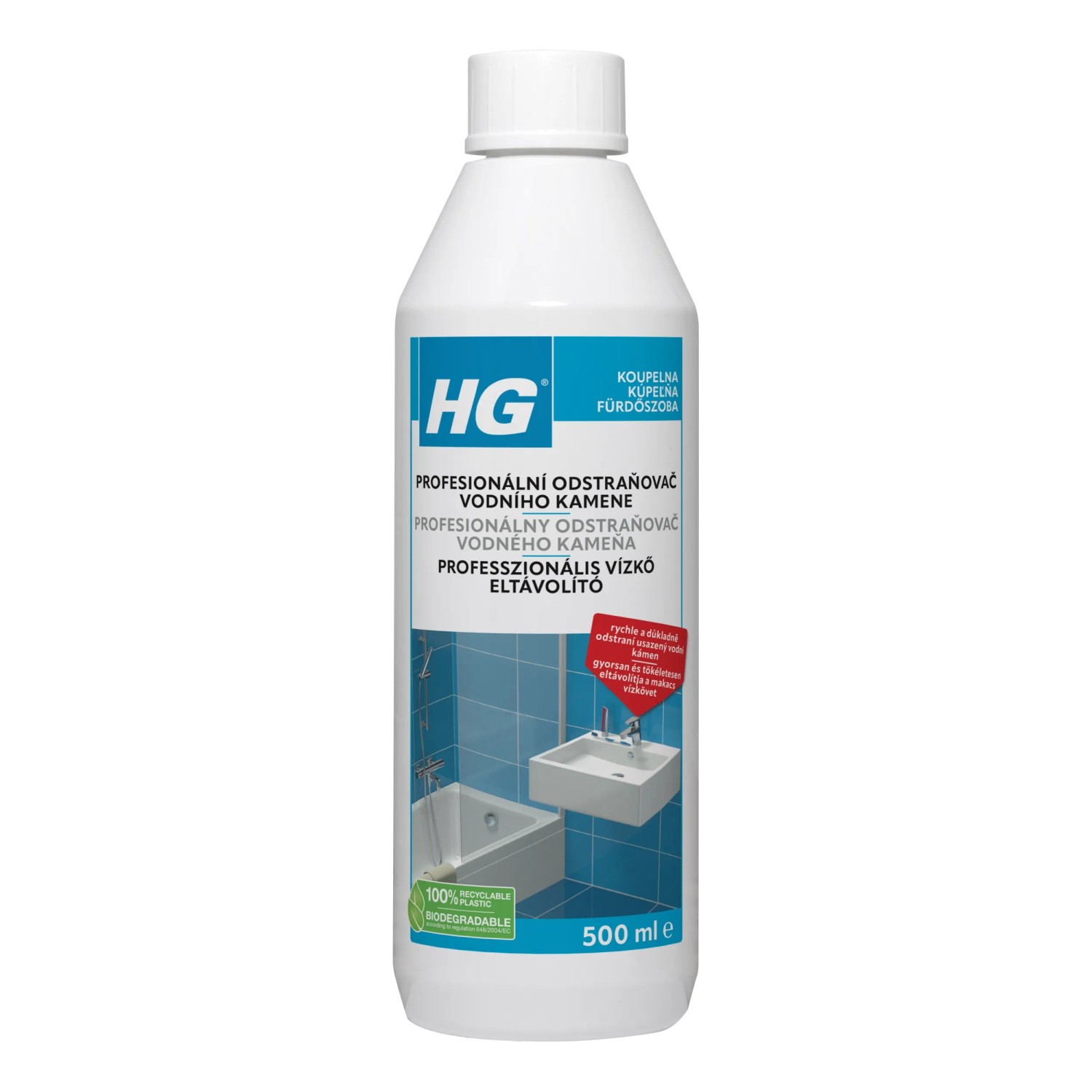 E-shop HG Profesionálny odstraňovač vodného kameňa 500 ml