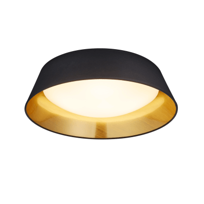 Reality LED stropné svietidlo Ponts čierne pr. 450 mm