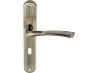 COBRA Štítové dverové kovanie BALDUR BB 72 česaný bronz