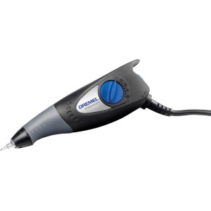 Dremel 290-3 Gravírovačka Hobby Edition, miniatúrny nástroj s premenlivou hĺbkou zdvihu a vymeniteľným karbidovým hrotom.