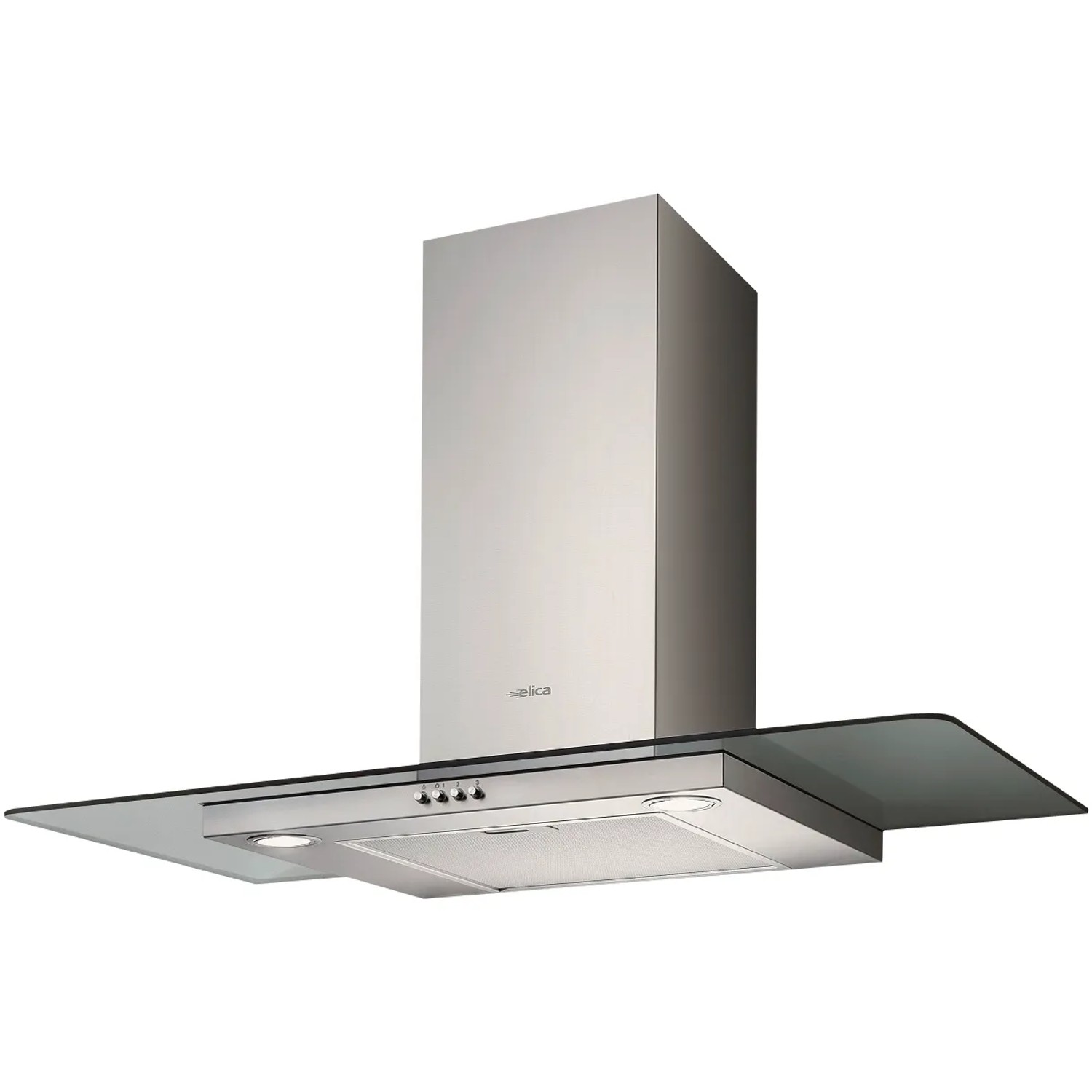 E-shop Elica Komínový digestor Flat Glass IX/A/60, nerezový, 69 - 113 x 60 x 45 cm