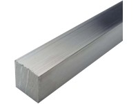 Arcansas Hranatá tyč hliníková strieborná eloxovaná 10 x 10 x 1000 mm