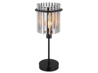 GLOBO Stolová lampa GORLEY čierna 1 x E14 max. 40 W, pr. 15 x 37,5 cm