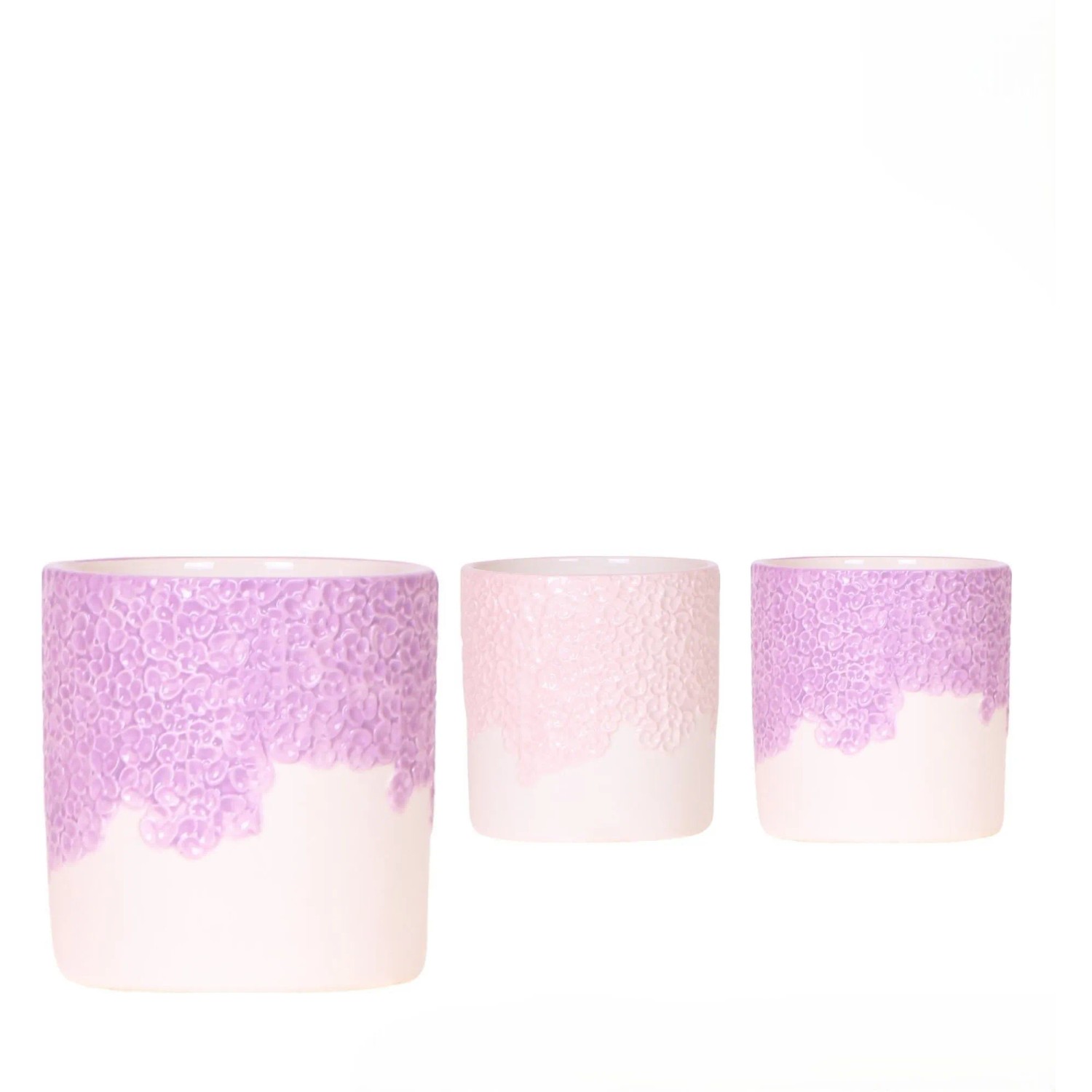 Royal Lemkes Keramický obal na kvetináč "Bloom Violet", rôzne druhy, pr.9cm, 1ks