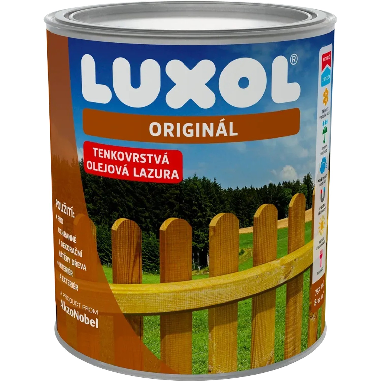 E-shop LUXOL Originál Tenkovrstvová lazúra indický týk 0,75 l