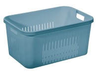 Tontarelli Kôš na prádlo BELLA bridlicovo modrá, 58 x 38 x 28 cm, 48 l Tontarelli Kôš na prádlo BELLA bridlicovo modrá, 58 x 38 x 28 cm, 48 l