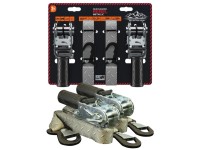 Quickloader Dvojdielny popruh s račňou Rebel Metallic 1200 kg, 4,5 m x 29mm, 2ks