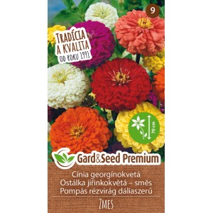 GardenSeed Premium Semienka Cínia georgínokvetá zmes