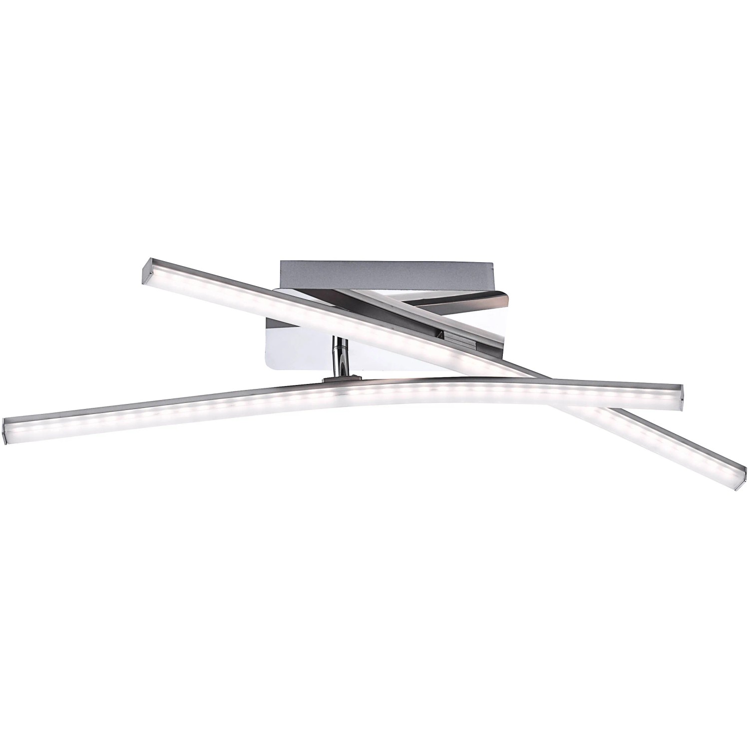 E-shop Just Light. Stropné LED svietidlo Simon, 2x5 W, oceľ, 10 x 51 x 59 cm