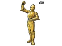 Komar Samolepiaca vliesová fototapeta Star Wars XXL C-3PO 127 x 200 cm