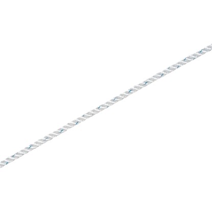 LUX-TOOLS Polyamidové lano krútené biele, pr. 6 mm - metráž