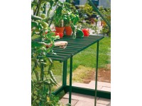 Hliníkový stôl 120 cm x 56 cm zelený odklápací