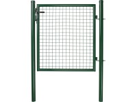 Bránka so zámkom a pletivom zelená 1 m x 75 cm