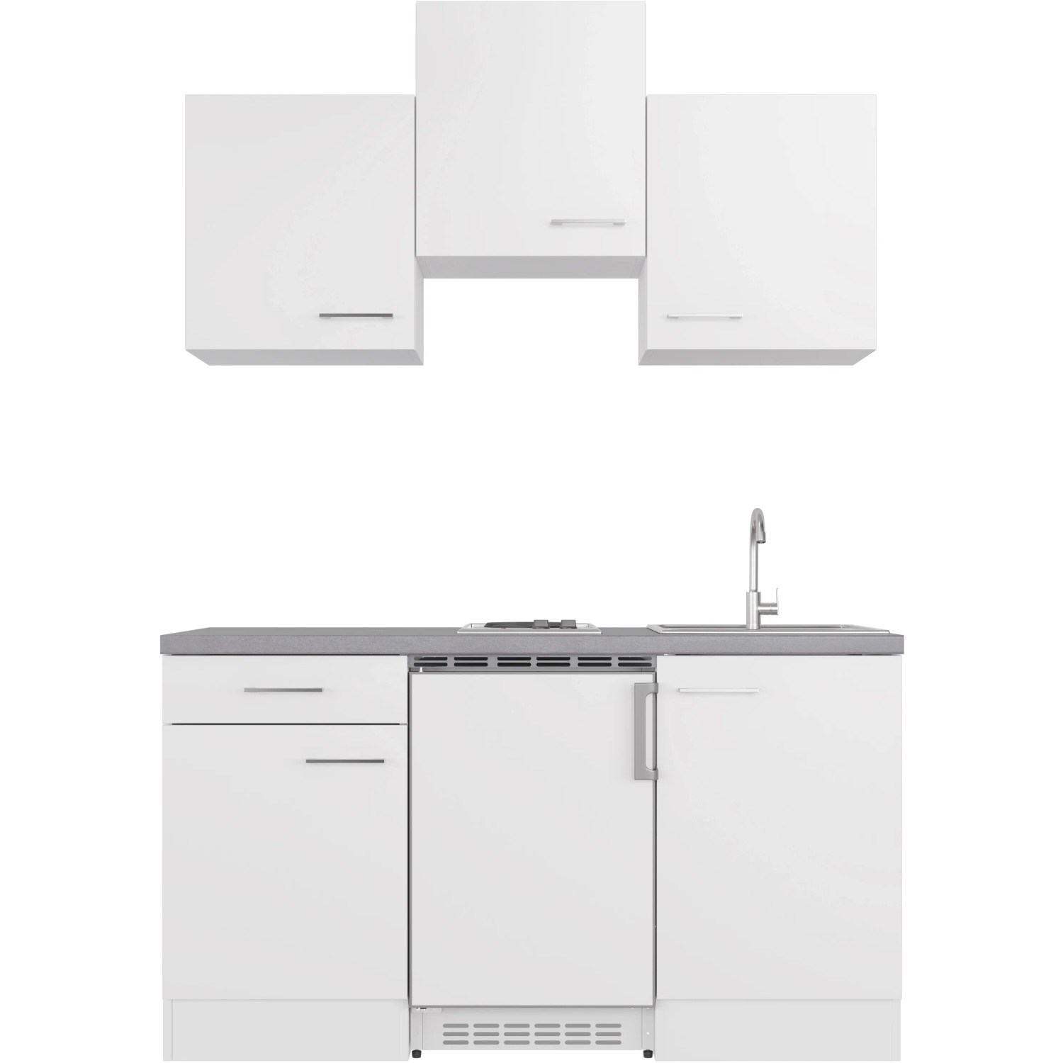 Flex-Well Kuchyňa Joelina 150 cm/typ 1 - chladnička/varná doska