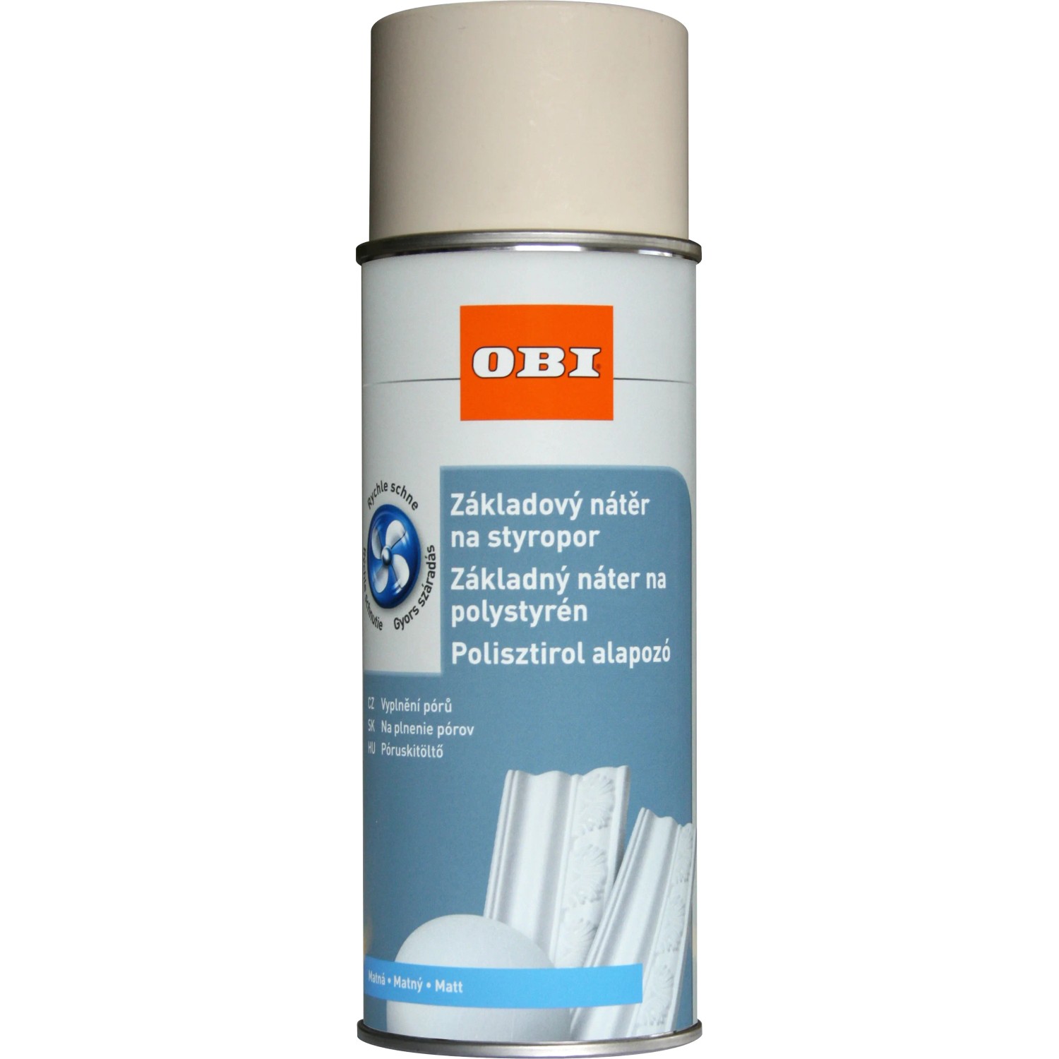 E-shop OBI Náter základný na polystyrény béžový 400 ml